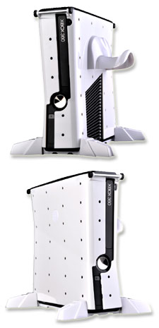 NEW CALIBUR11 GUNDAM WHITE XBOX 360 BASE COOLING VAULT  