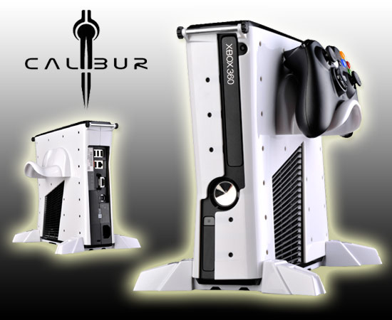 NEW CALIBUR11 GUNDAM WHITE XBOX 360 BASE COOLING VAULT  