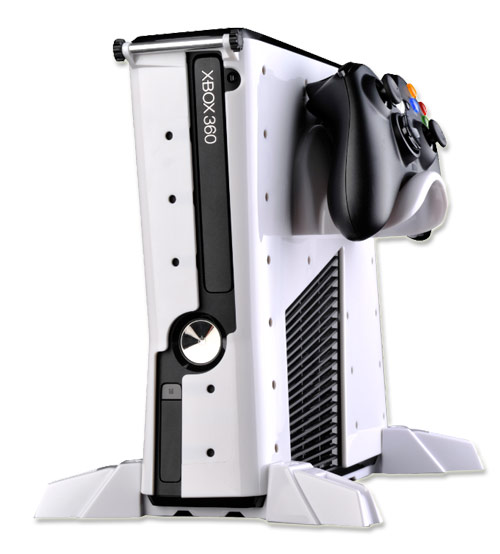 NEW CALIBUR11 GUNDAM WHITE XBOX 360 BASE COOLING VAULT  