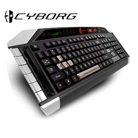 SAITEK CYBORG V7 PROGRAMMABLE USB PC GAMING KEYBOARD  