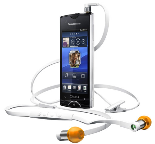 SONY ERICSSON WHITE/ORANGE MH1 WO LIVESOUND HI FI STEREO IN EAR 